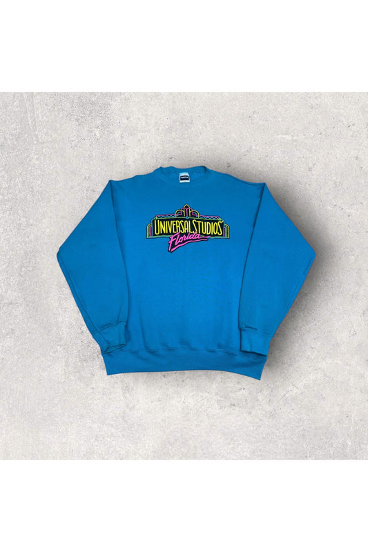 Vintage TULTEX Universal Studios Florida Puff Print Crewneck- L