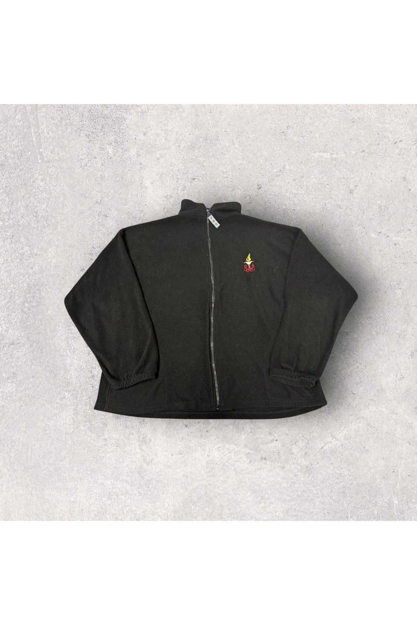 Vintage Made In USA Olympics Fleece- L
