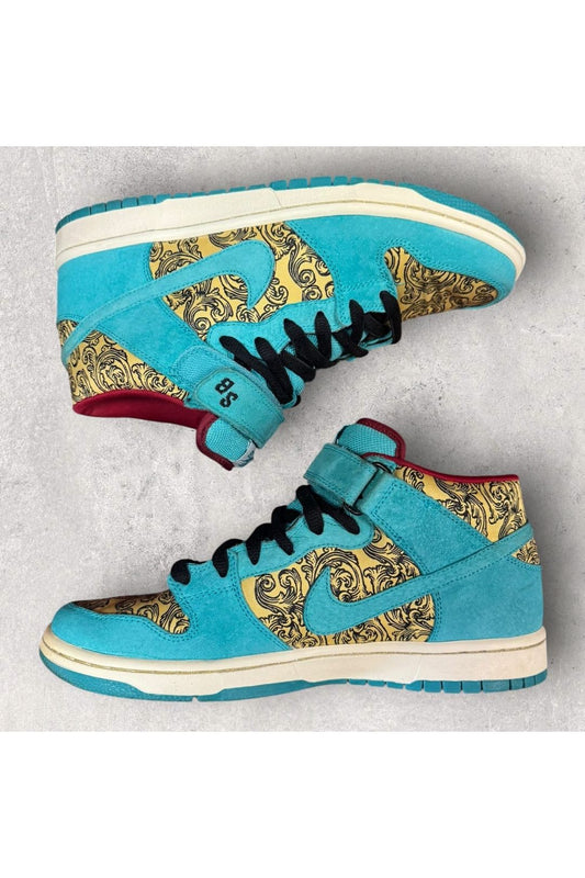 Nike SB Dunk Mid Premium Peacock- SZ 10