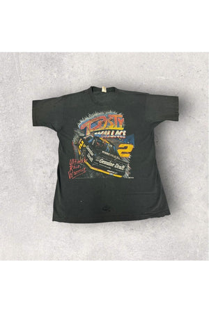 Vintage 1995 Rusty Wallace Ultimate Race Warrior Winston Cub Schedule NASCAR Tee- XL