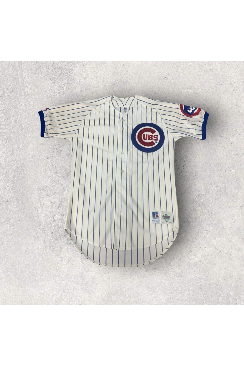 Vintage Russell Athletic Made In USA Diamond Collection Chicago Cubs Jersey- SZ 40