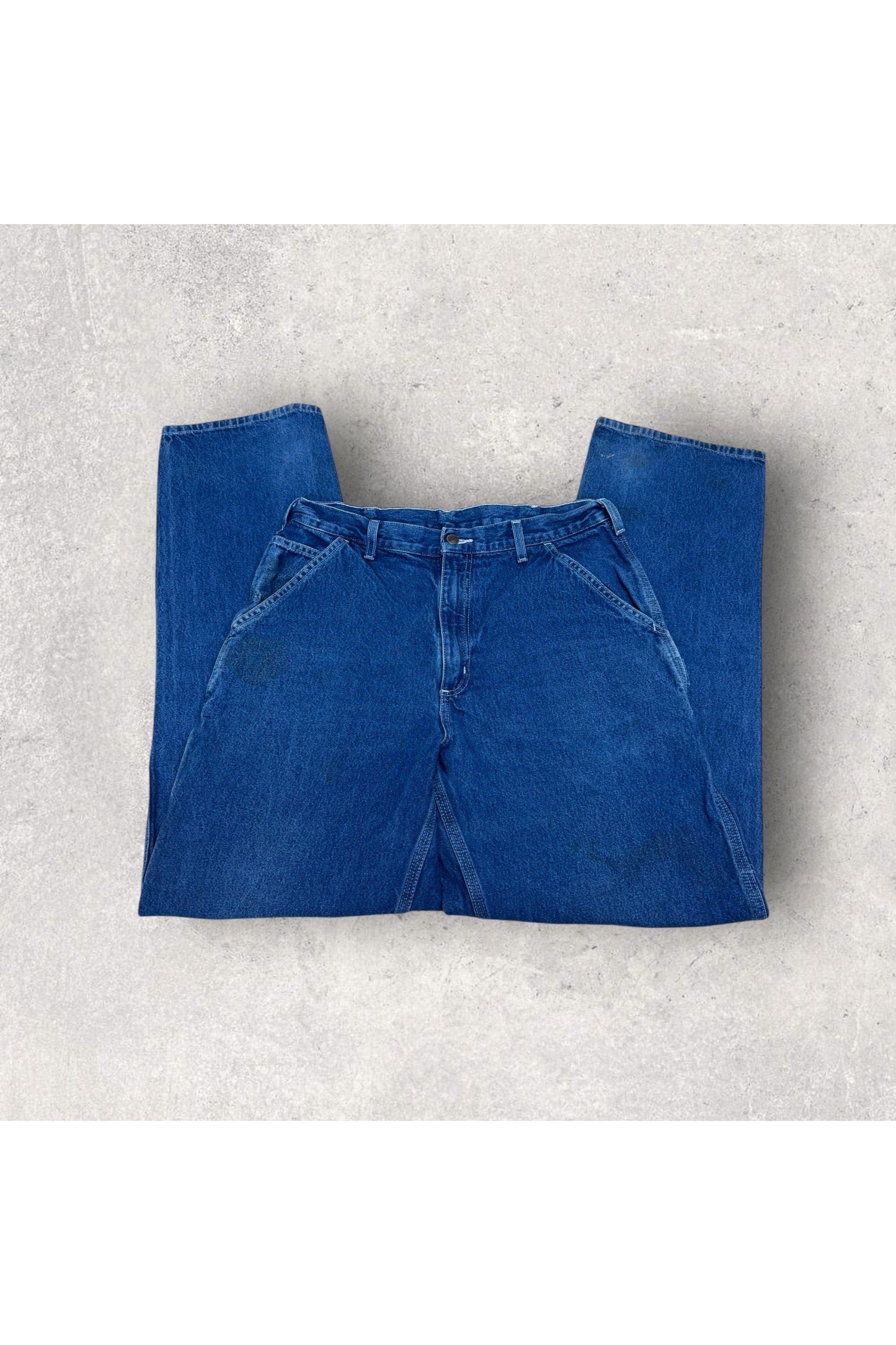 Carhartt Original Dungaree Fit B13 DST Carpenter Workwear Jeans- 34 x 34