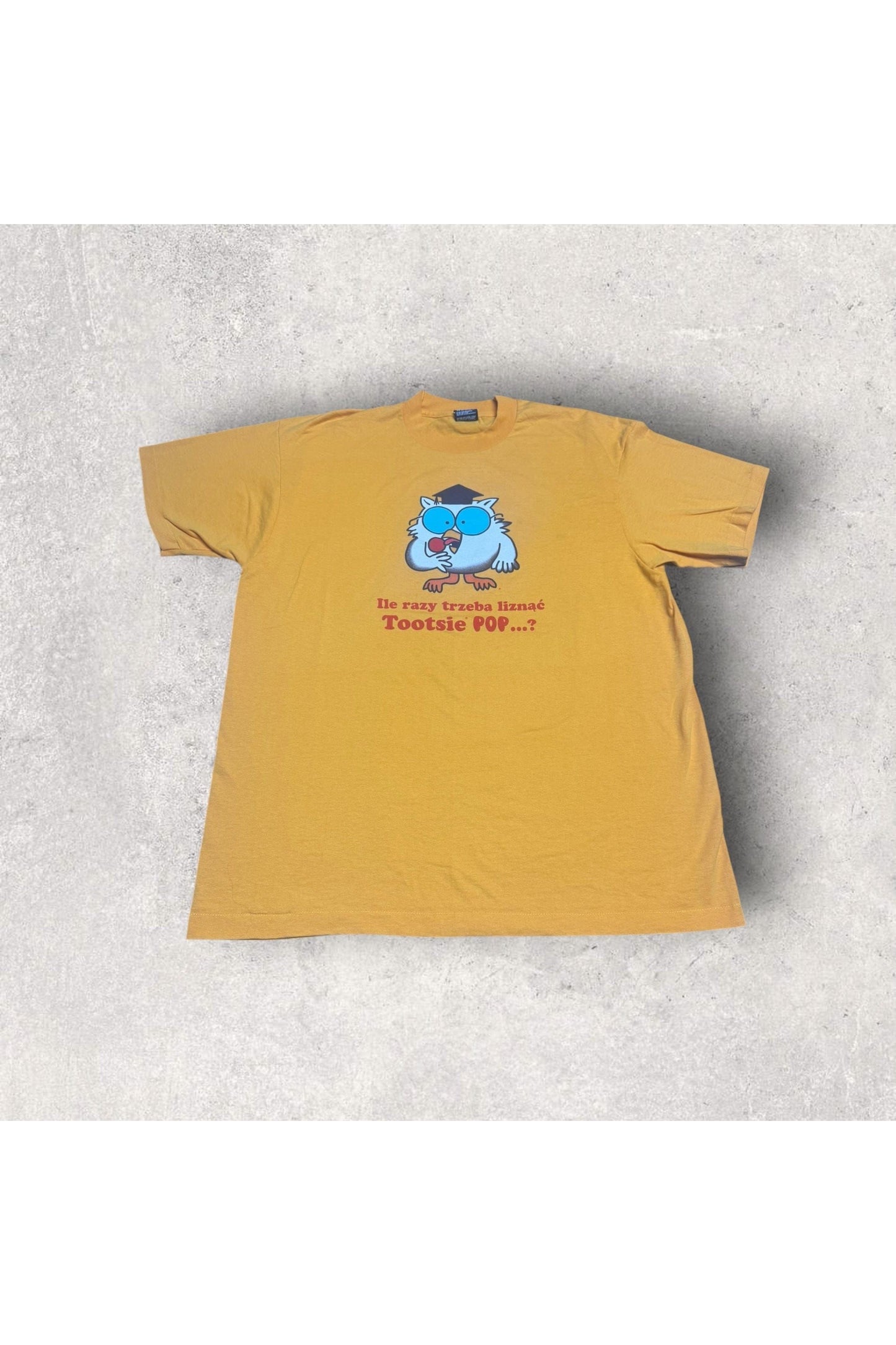 Vintage Single Stitch Best Screen Stars Tootsie Pop Owl Tee- XL