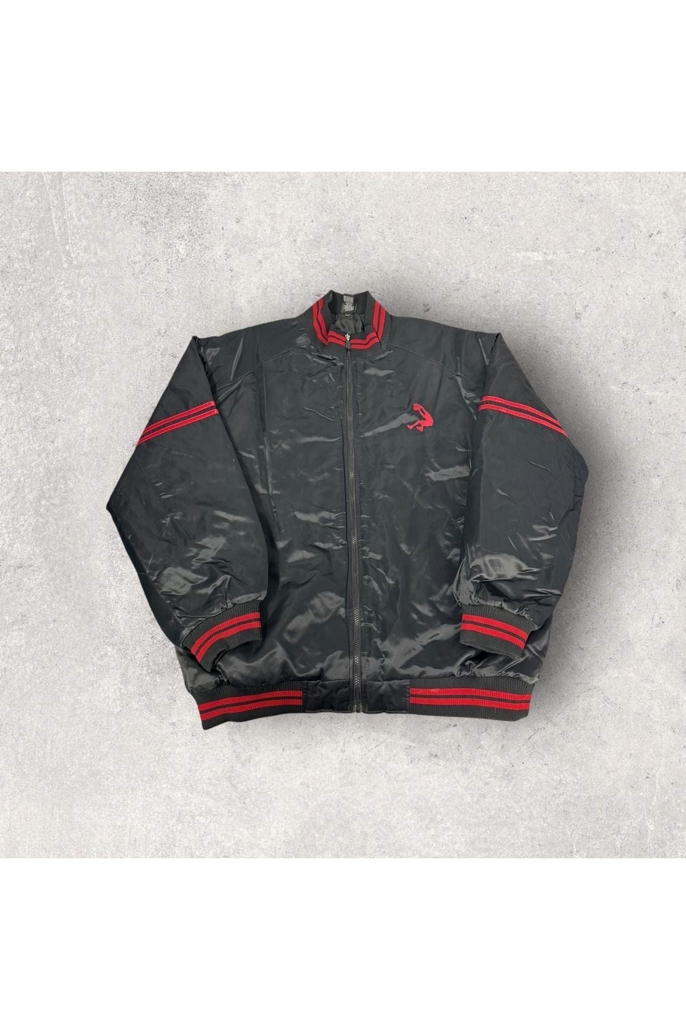 Vintage And One Satin Bomber Jacket- XXL