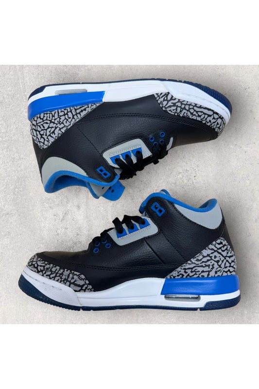 Jordan 3 Retro Sport Blue (GS)- 6.5Y