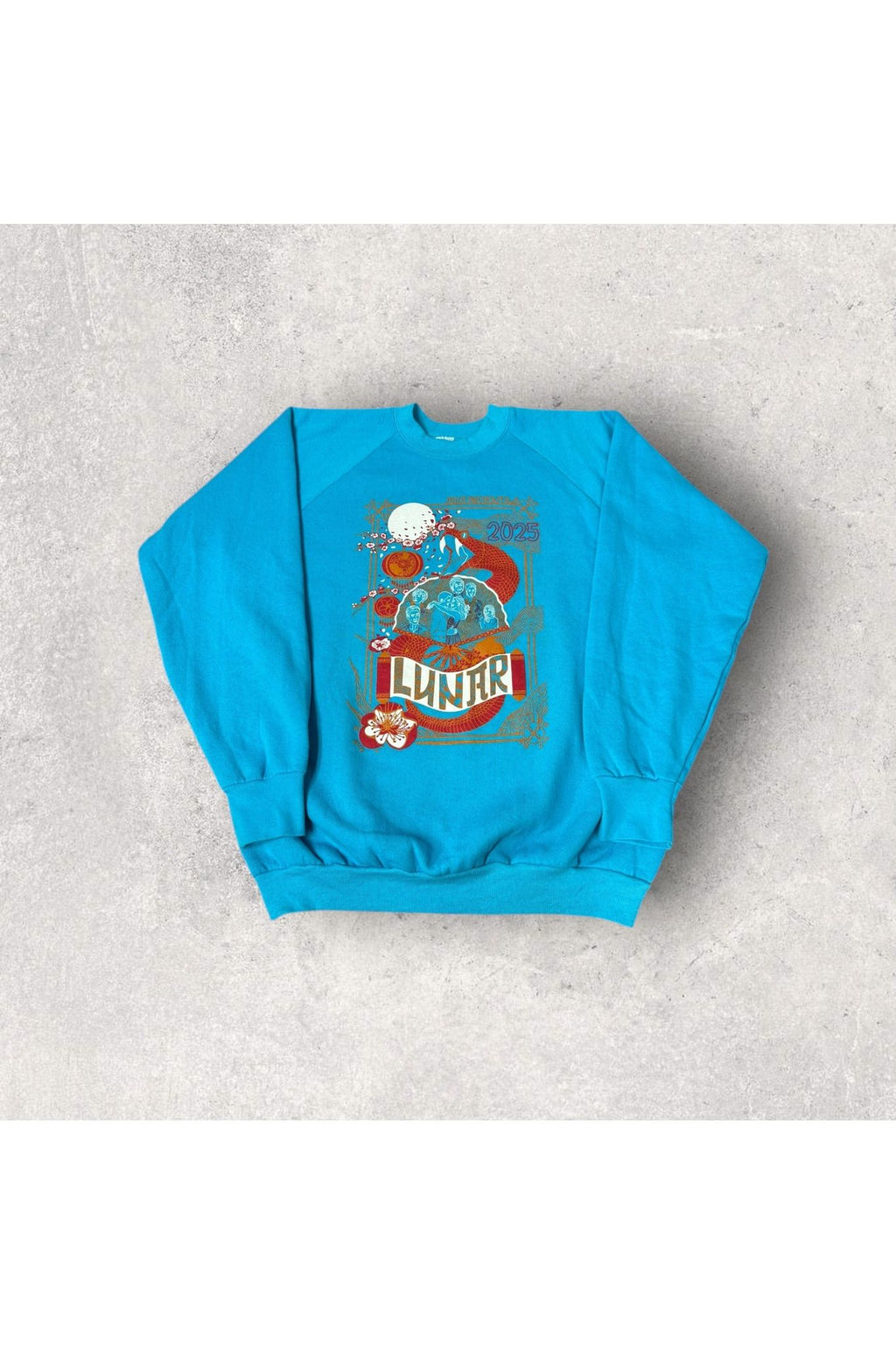 Vintage Fruit of the Loom Asia Presents 2025 Lunar Crewneck- XL