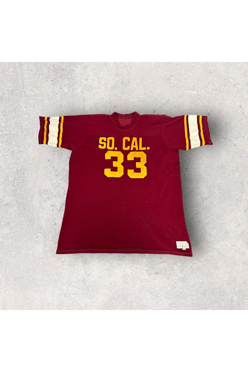 Vintage Sand-Knit So. Cal #33 Football Jersey- XL