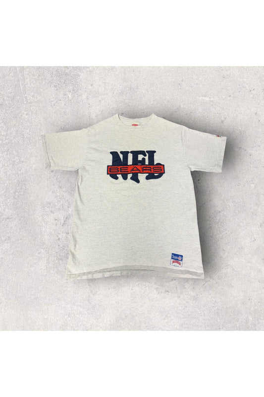 Vintage Nutmeg Mills Made In USA Chicago Bears NFL Tee- L
