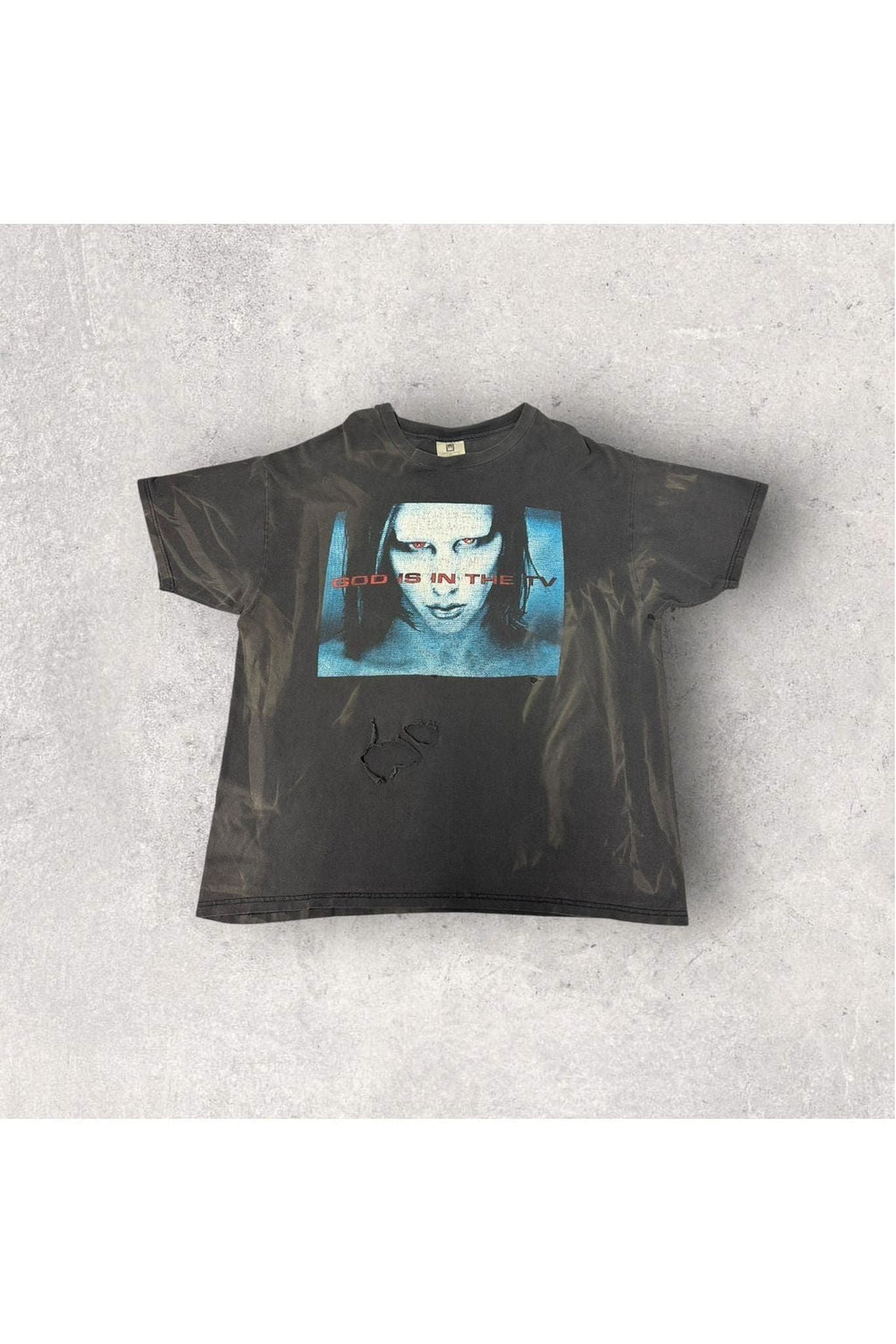 Vintage Winterland 1999 Marilyn Manson God Is In The TV Tee- XL