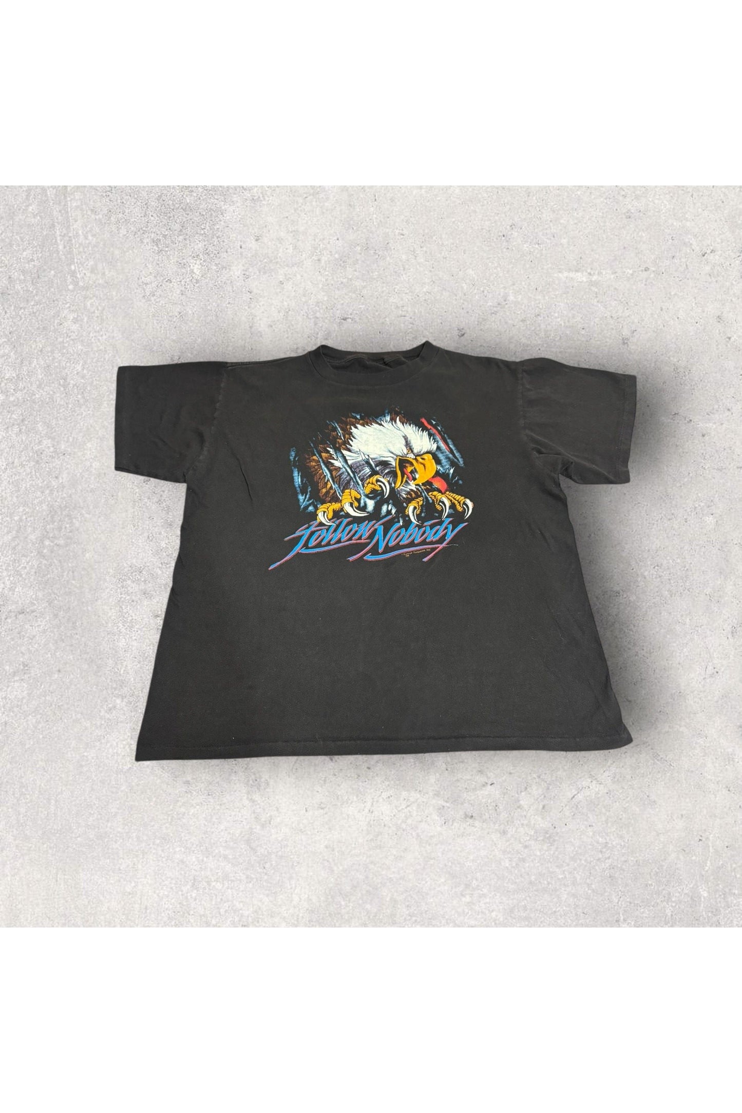 Vintage 1994 Daytona Beach Biketoberfest Follow Nobody Tee- XL