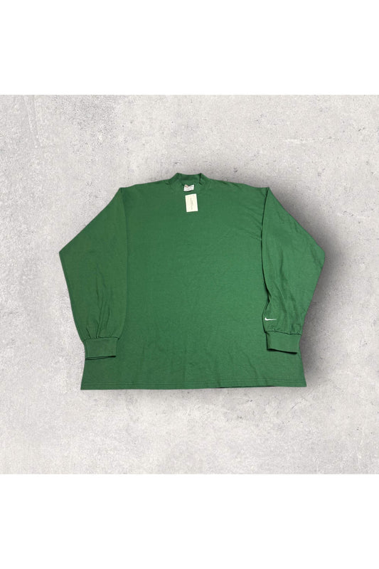Vintage Deadstock 90s Made In USA Nike Mock Neck Long Sleeve- XXL