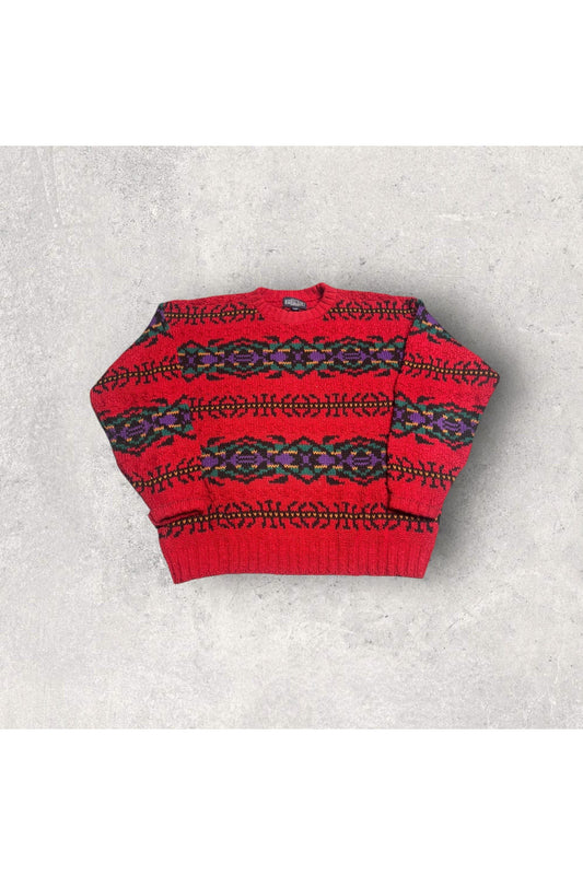 Vintage Lands' End Made In USA Women's Knit Sweater- M