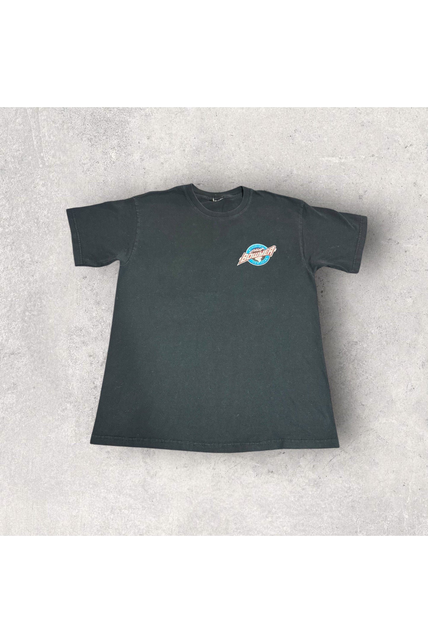 2006 Clint Bowyer Official Fan Club Black & Blue Tour Racing Tee- M
