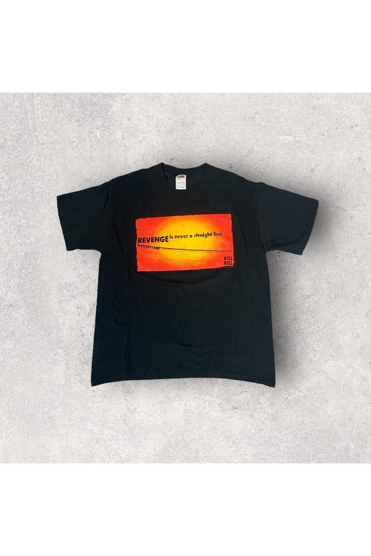 Vintage 2003 Kill Bill Revenge Is Never A Straight Line Movie Promo Tee- L