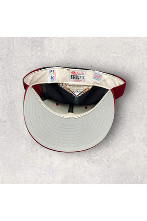 Vintage New Era 100% Wool Denver Nuggets Fitted Cap- SZ 6 7/8