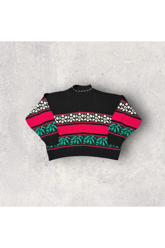 Vintage American Pride Made In USA Women's Knit Sweater- XL