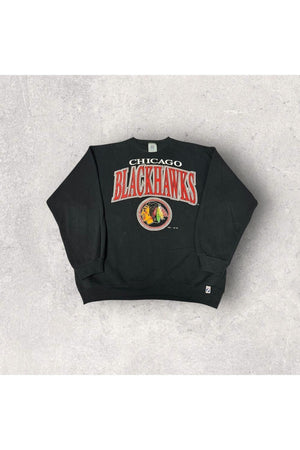 Vintage 1992 Logo 7 Chicago Blackhawks Crewneck- XL