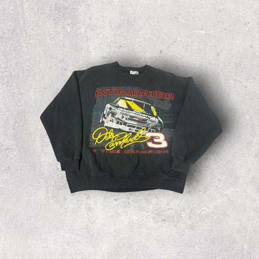 Vintage Jerzees 1994 Dale Earnhardt The Intimidator 7 Time Champion NASCAR Racing Crewneck- XL