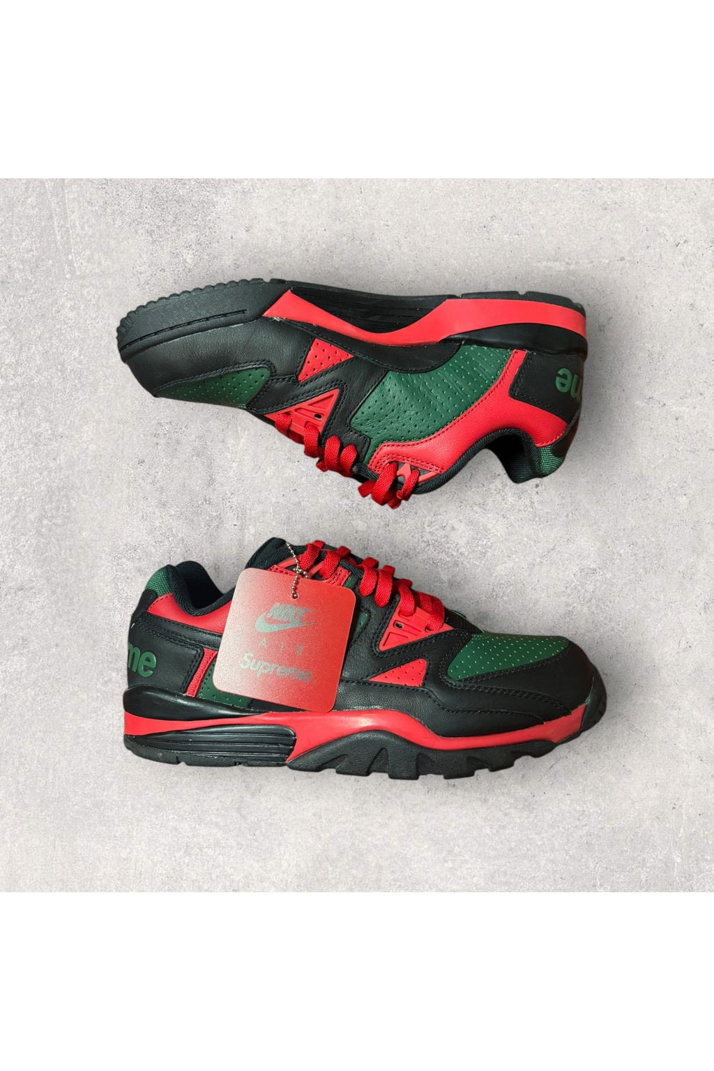 Nike Cross Trainer Low SUPREME BLACK GREEN RED