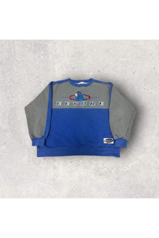 Vintage The Disney Store EEYORE Embroidered Crewneck- L