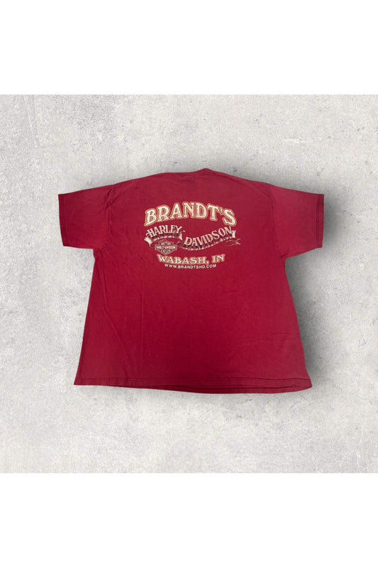 Vintage Made In USA Brandt's Harley-Davidson Tee- 3XL