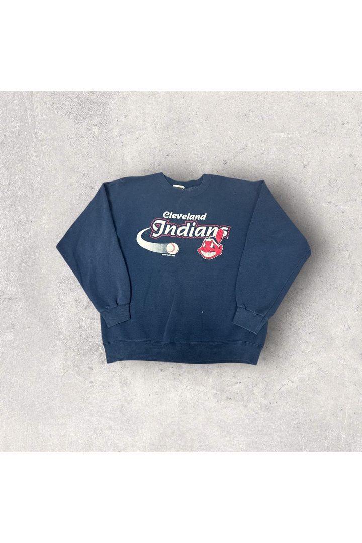 Vintage BIKE 1999 Cleveland Indians Crewneck- L