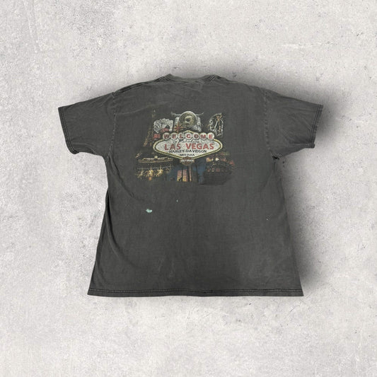 Vintage Las Vegas Harley-Davidson Distressed Tee- XL