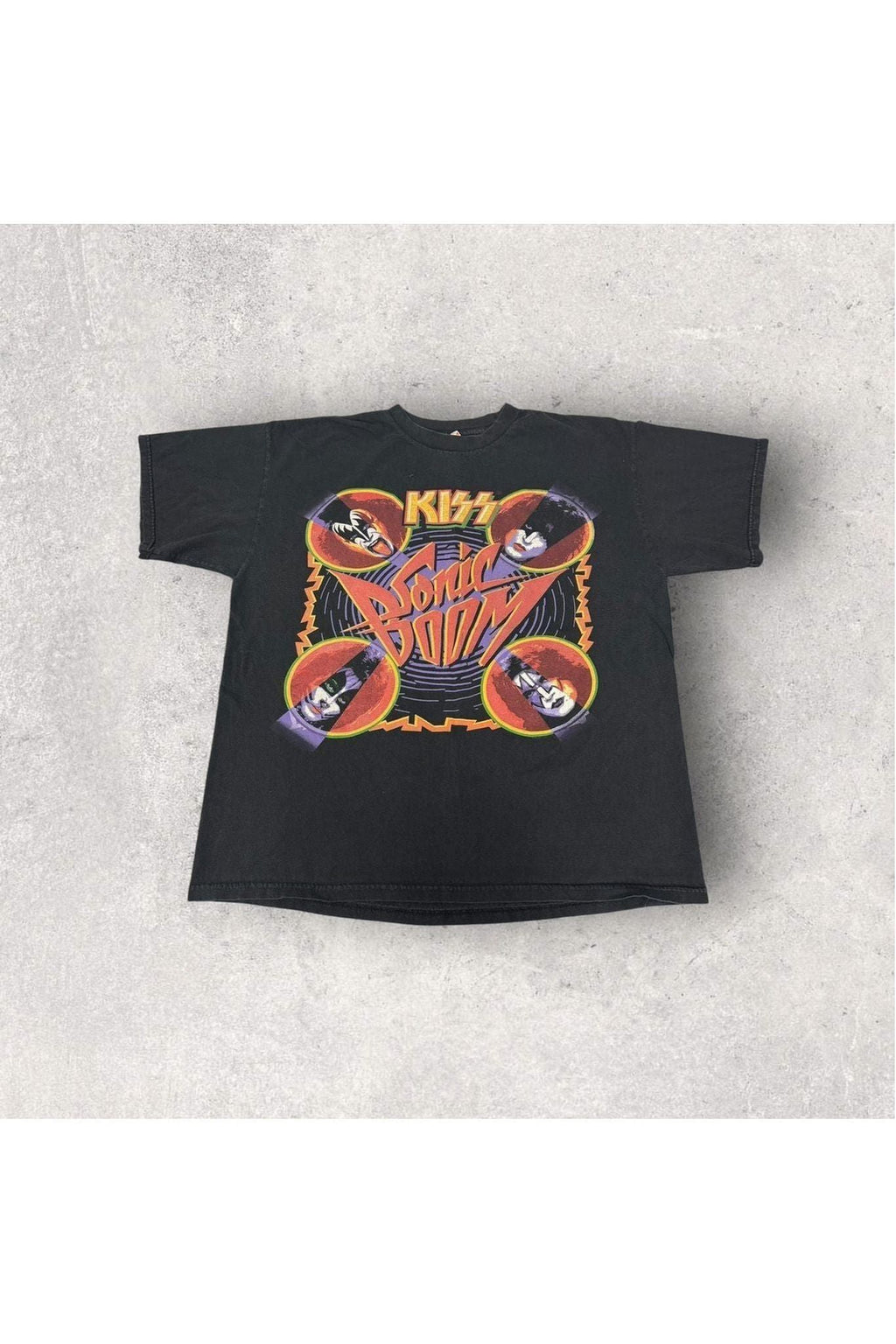 Vintage Y2K KISS Sonic Boom Tee- XL