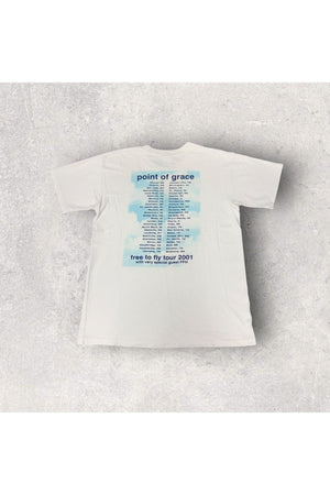 Vintage Point of Grace 2001 Free To Fly Tour Tee- M