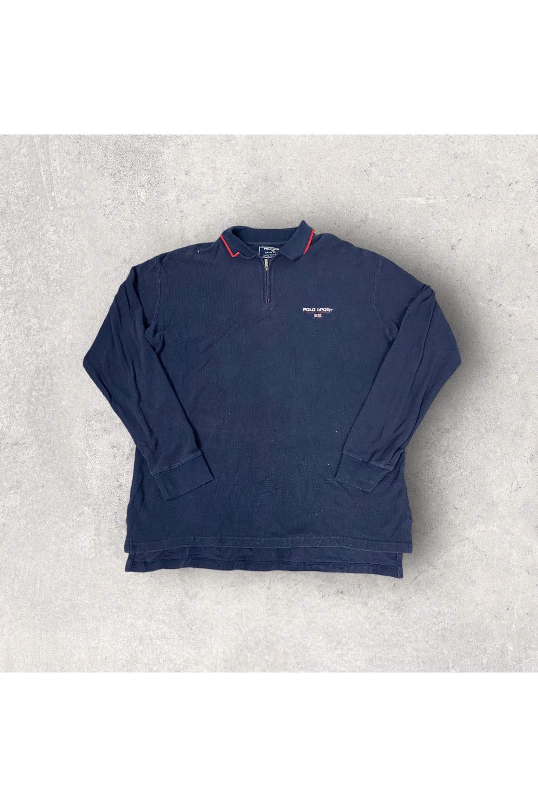 Vintage Polo Sport Ralph Lauren Long Sleeve Polo- L