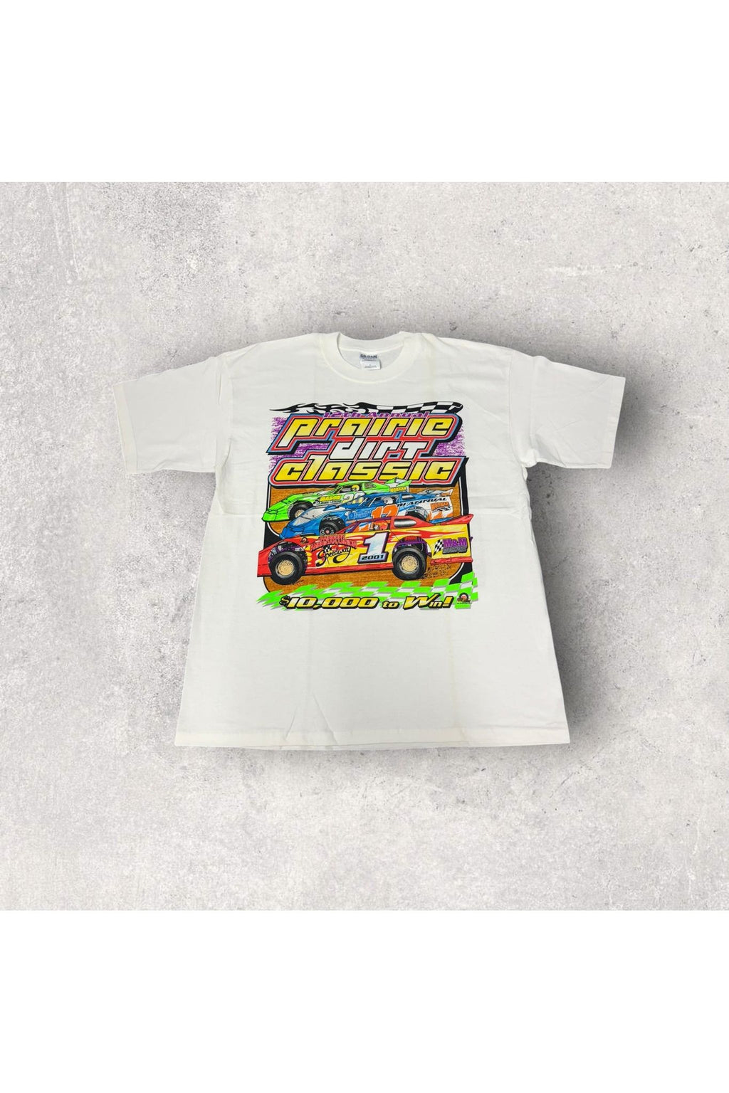 Vintage 2001 Prairie Dirt Classic Racing Tee- XL