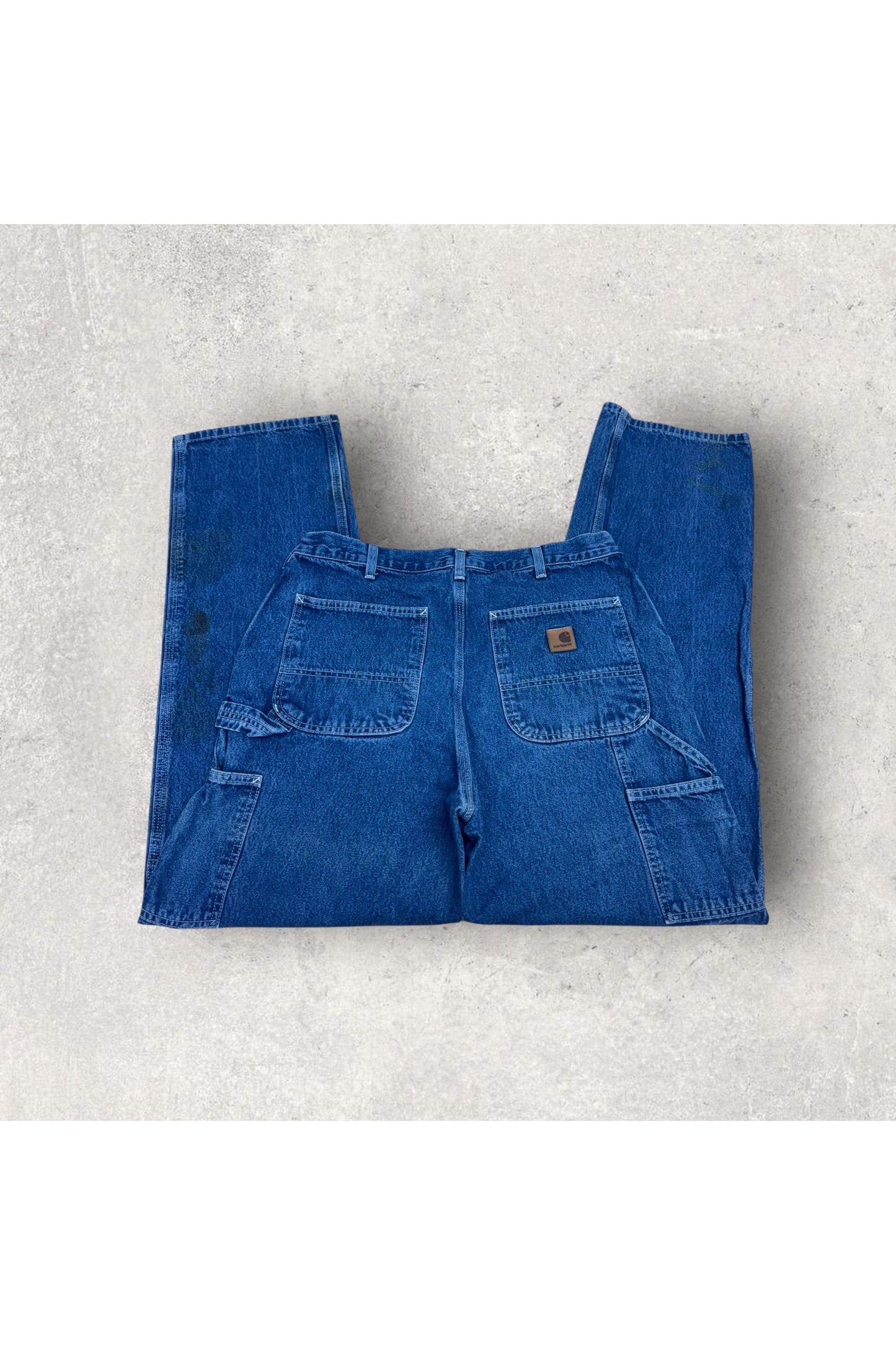 Carhartt Original Dungaree Fit B13 DST Carpenter Workwear Jeans- 34 x 34