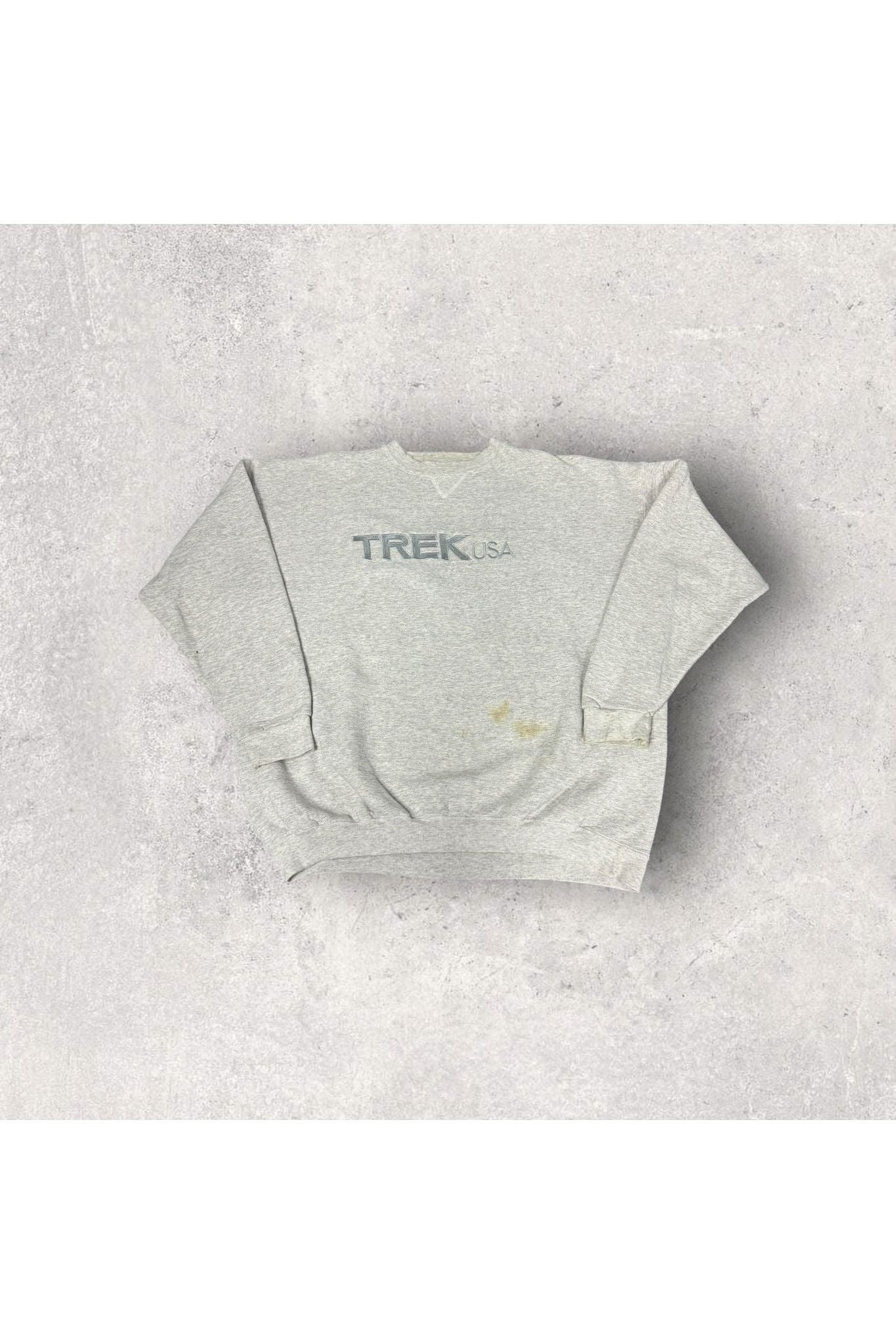 Vintage Santee Heavyweight TREK USA Embroidered Crewneck- XL