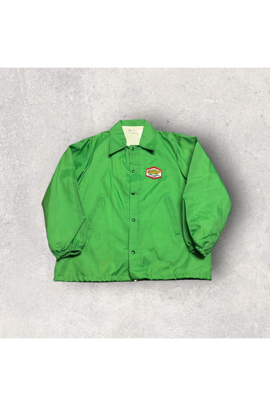 Vintage Admiral Sportswear Made In USA Super Crost EDW J. Funk & Sons Patched Light Jacket- L