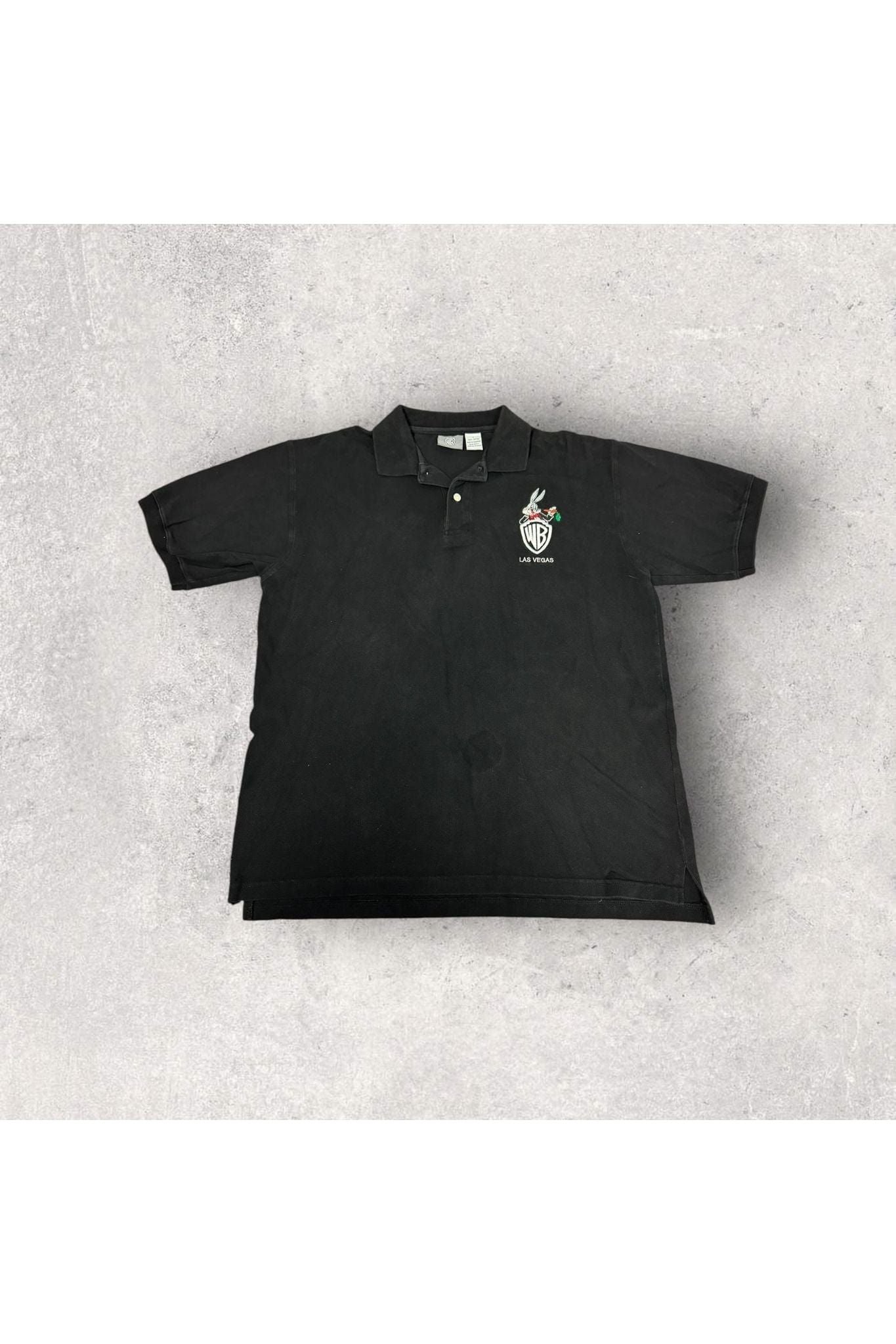 Vintage 1994 Warner Bros. Las Vegas Embroidered Polo- L