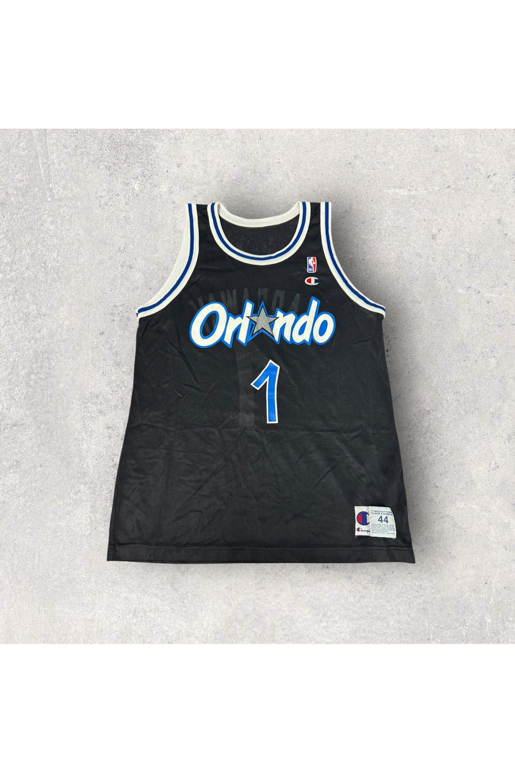 Vintage Champion Anfernee Hardaway Orlando Magic Jersey- SZ 44