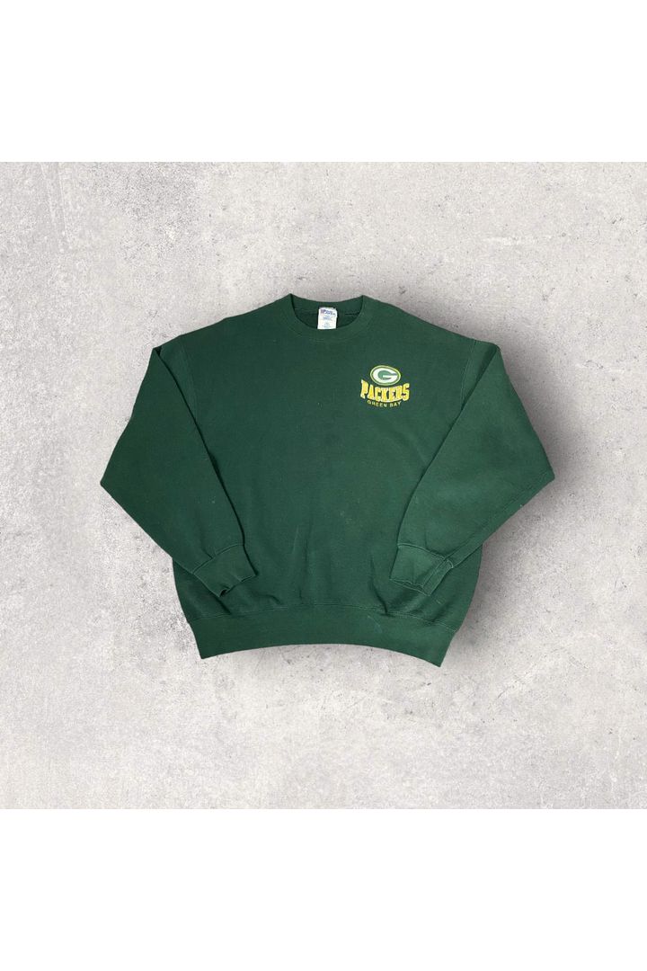 Vintage Pro Player Embroidered Green Bay Packers Crewneck- XXL