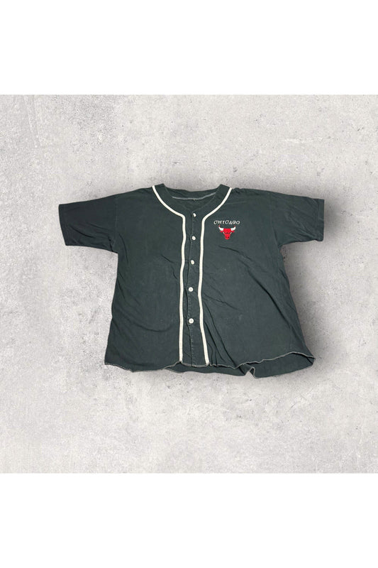Vintage 30s Single Stitch Embroidered Chicago Bulls Baseball Jersey- XL
