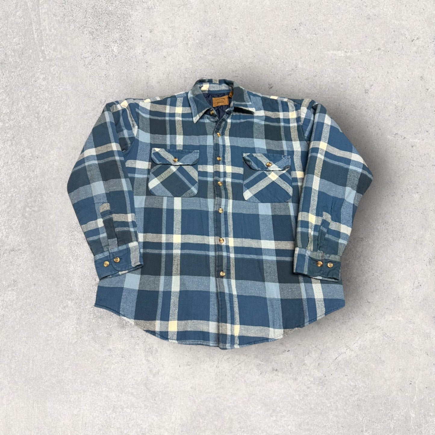 Vintage St. John's Bay Insulated Long Sleeve Flannel Button Up- L