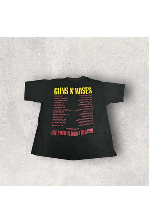 Vintage Brockum 1991 Guns N Roses Use Your Illusion Tour Tee- OSFA (L/XL)