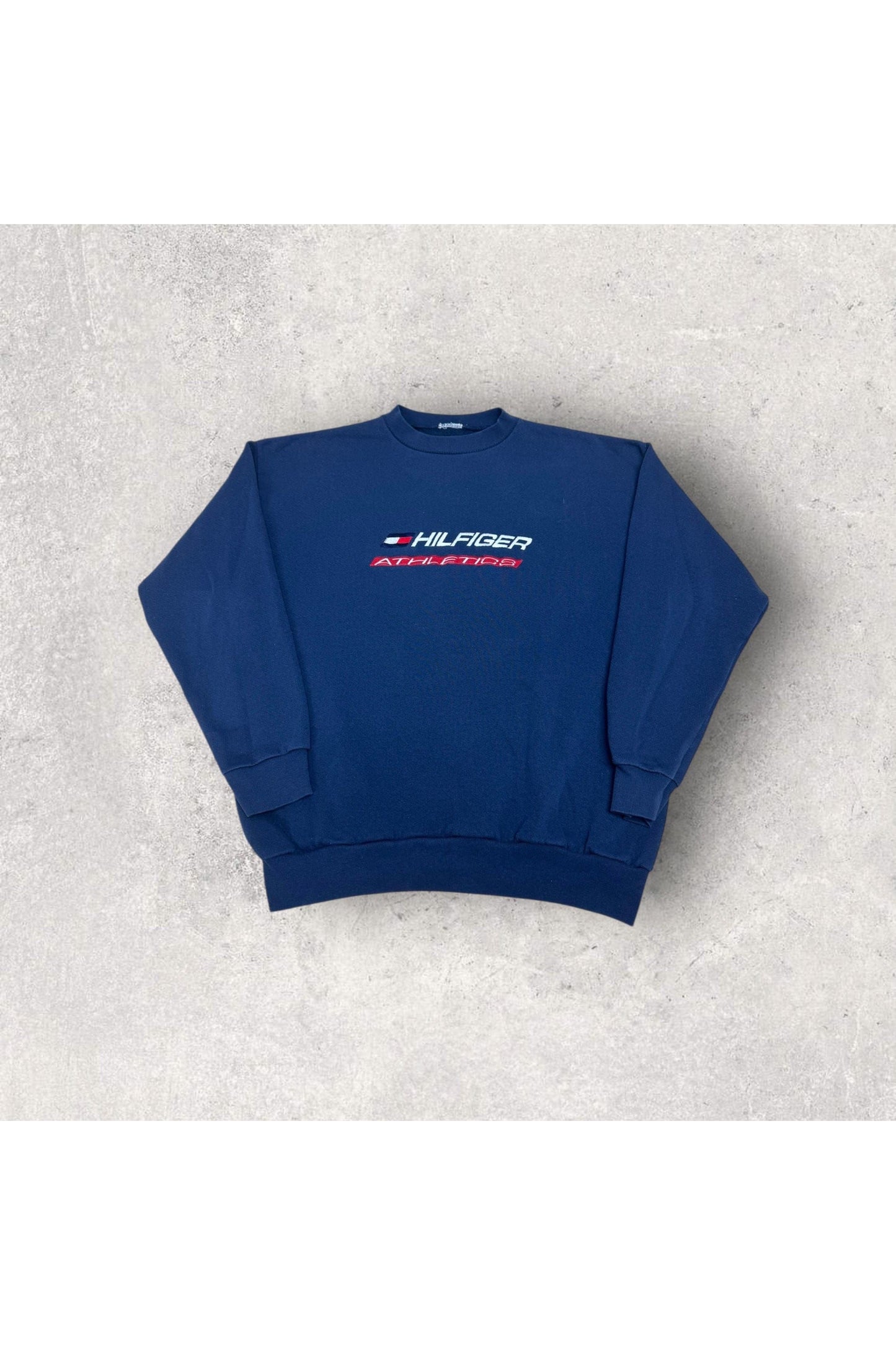Vintage Tommy Hilfiger Athletics Embroidered Crewneck- L