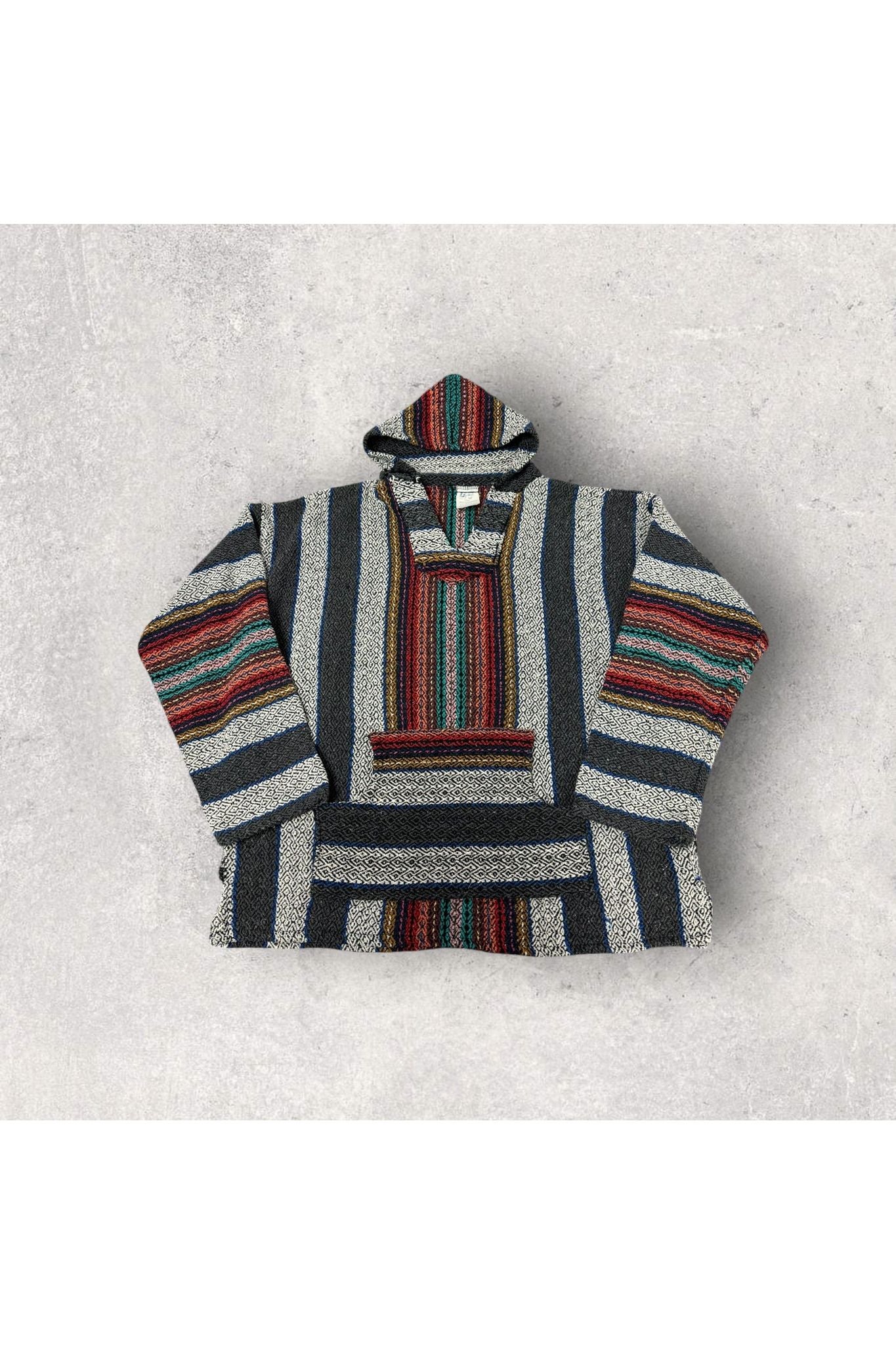 Vintage Coast To Coast Mexican Poncho/Drug Rug- XL