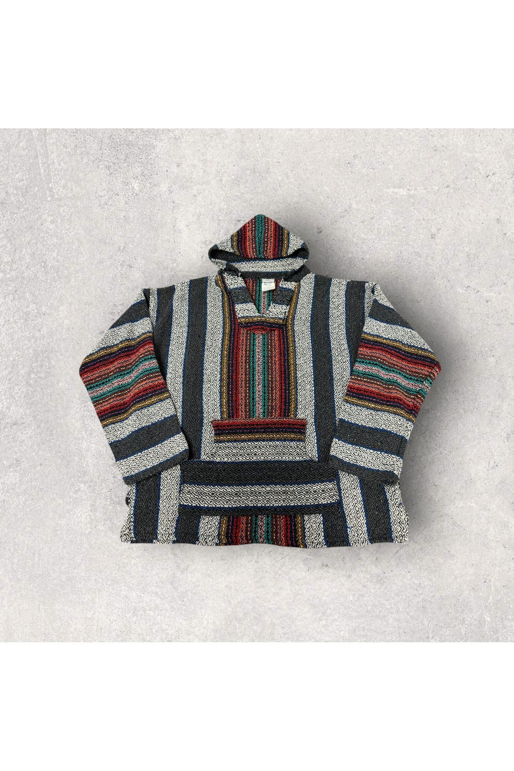 Vintage Coast To Coast Mexican Poncho/Drug Rug- XL