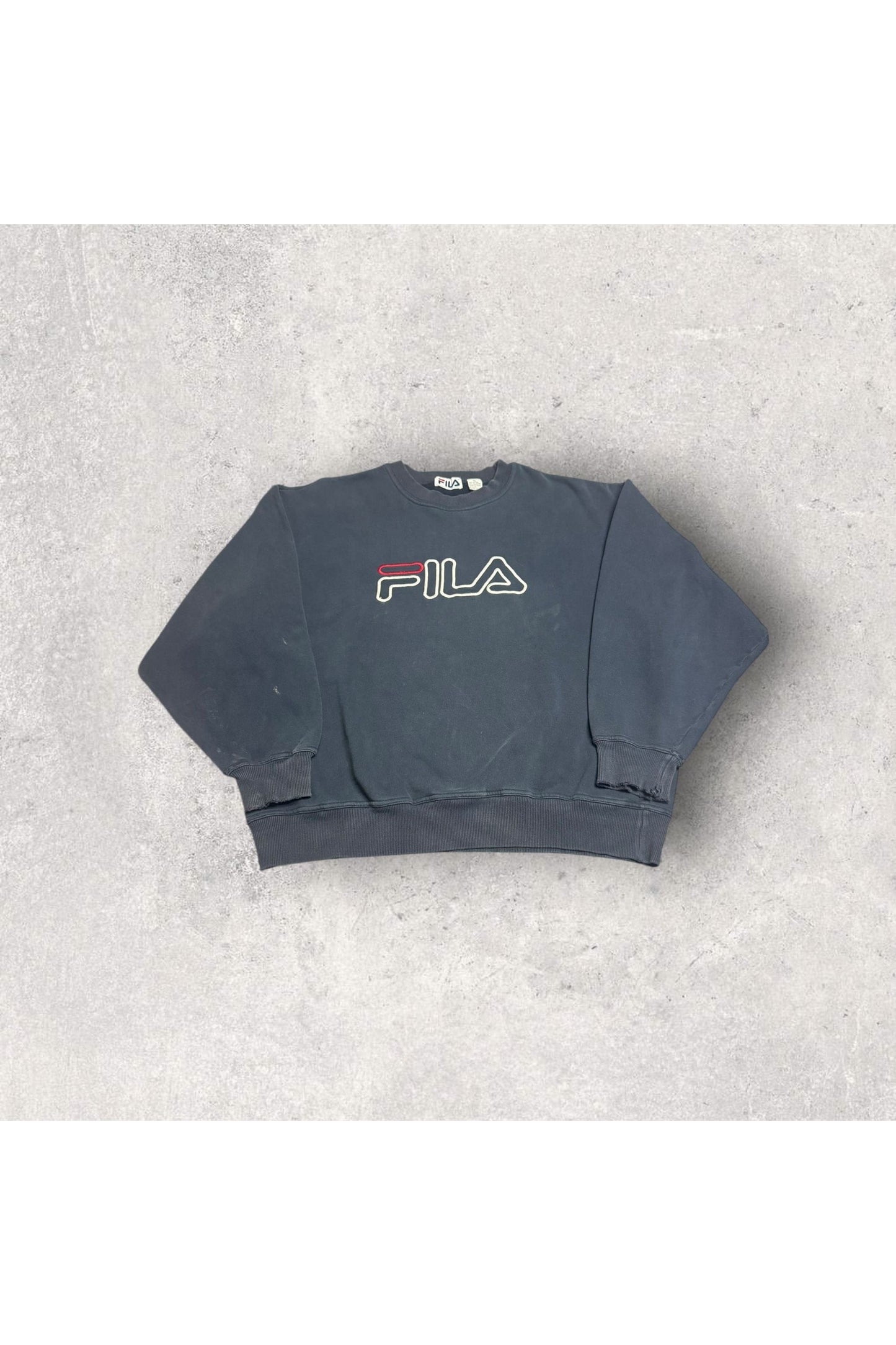 Vintage FILA Embroidered Crewneck- XL