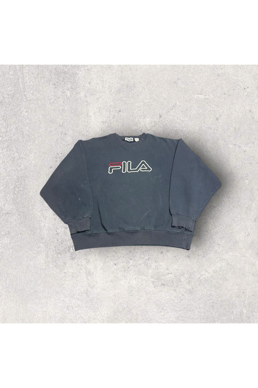 Vintage FILA Embroidered Crewneck- XL