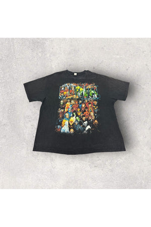 Vintage Marvel Civil War Character Collage Tee- XXL