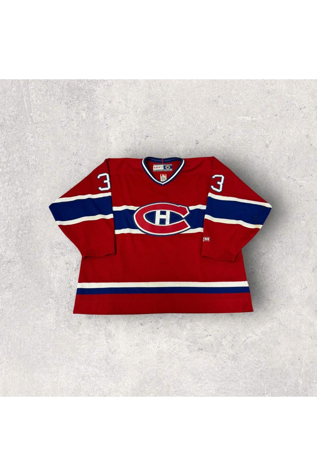 Vintage CCM Patrick Roy Montreal Canadiens Hockey Jersey- XL