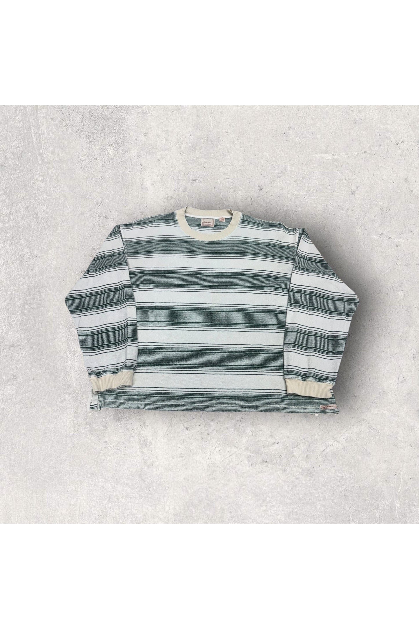 Vintage 90s/Y2K Pepe Jeans London Heavy Knit Long Sleeve- L