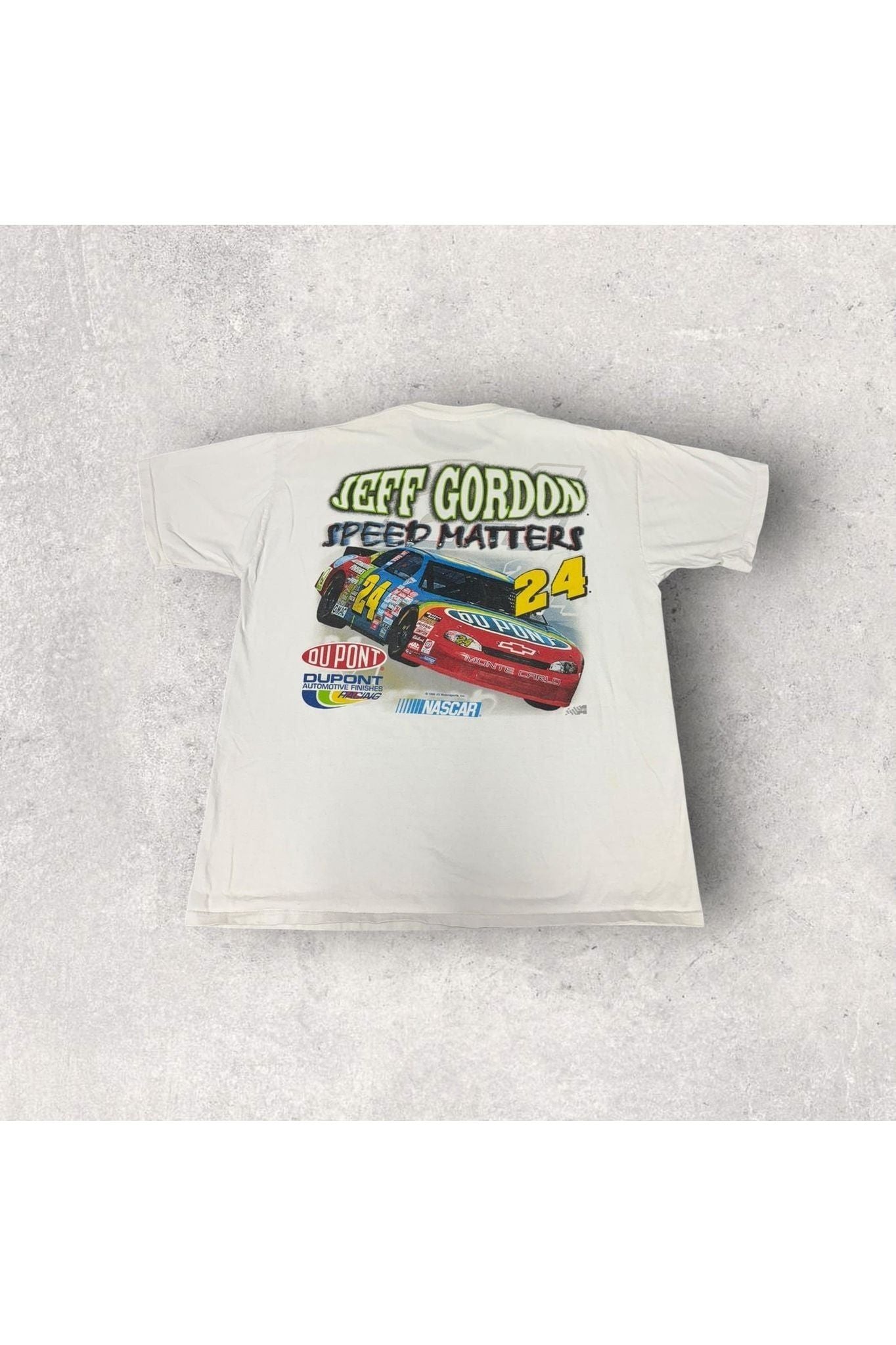 Vintage Competitors View 1998 Jeff Gordon Speed Matters NASCAR Tee- XL