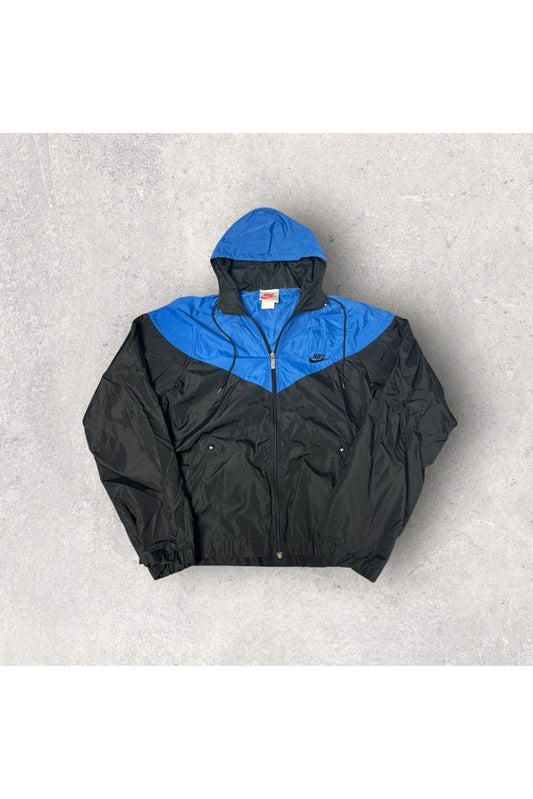 Vintage 90s Nike Full Zip Hooded Windbreaker- M